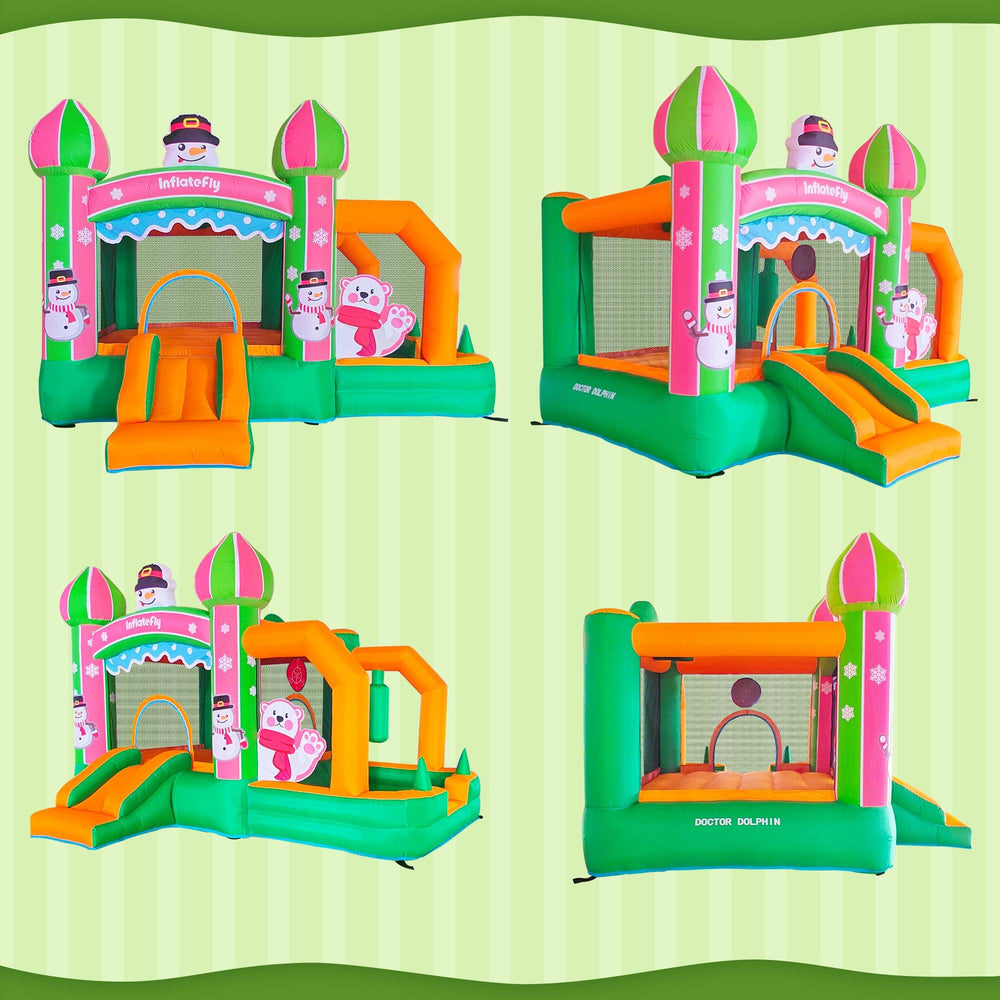 InflateFly Snowman Bounce House