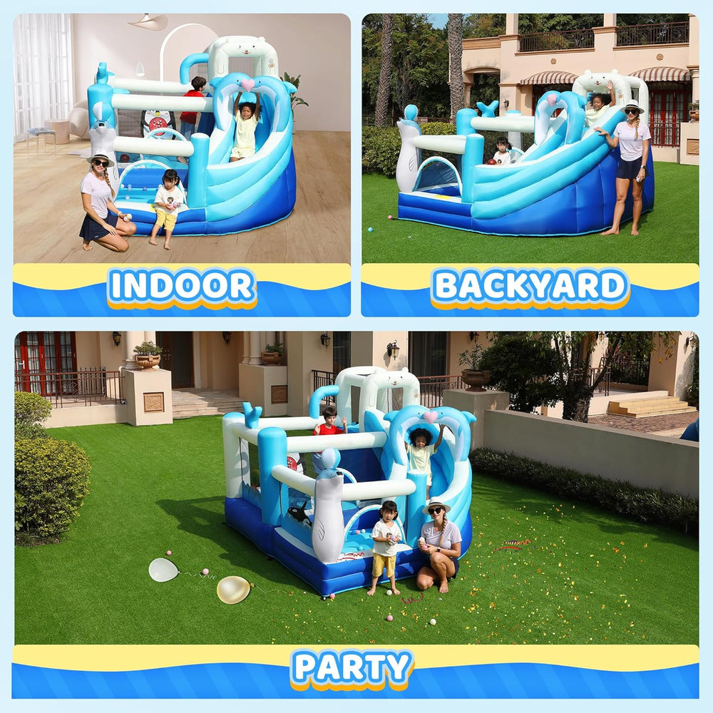 InflateFly Ocean Kingdom Bouncy Castle