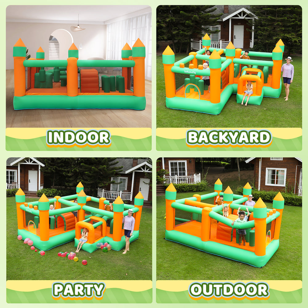 InflateFly Obstacle Bouncy Castle